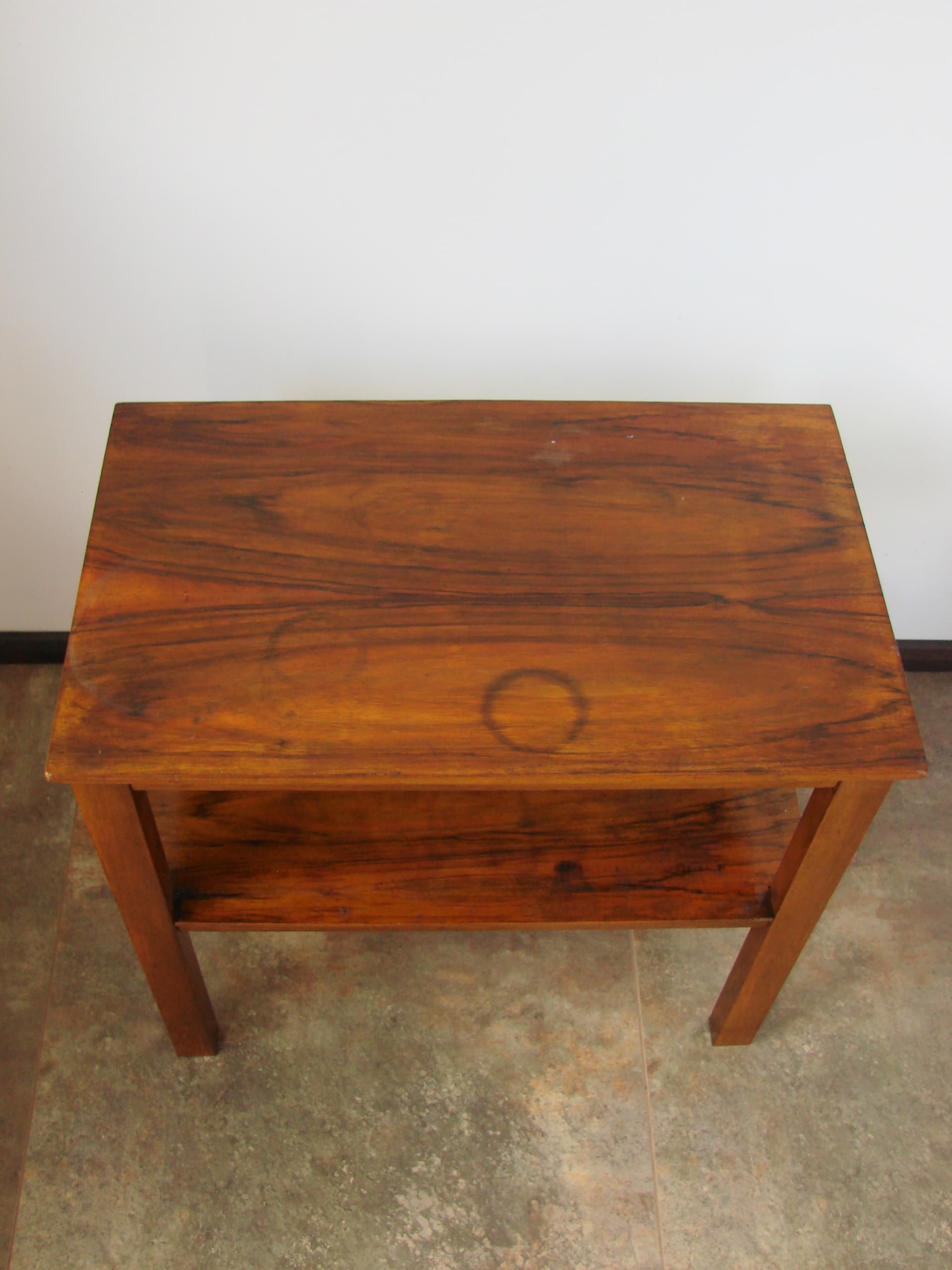 Side table, brown wood, Poland, 1960s. - 351434