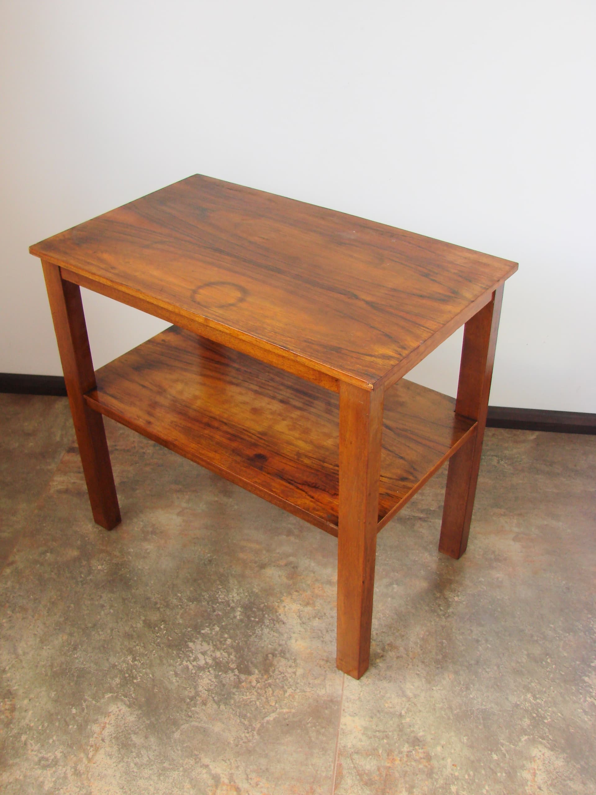 Side table, brown wood, Poland, 1960s. - 351435