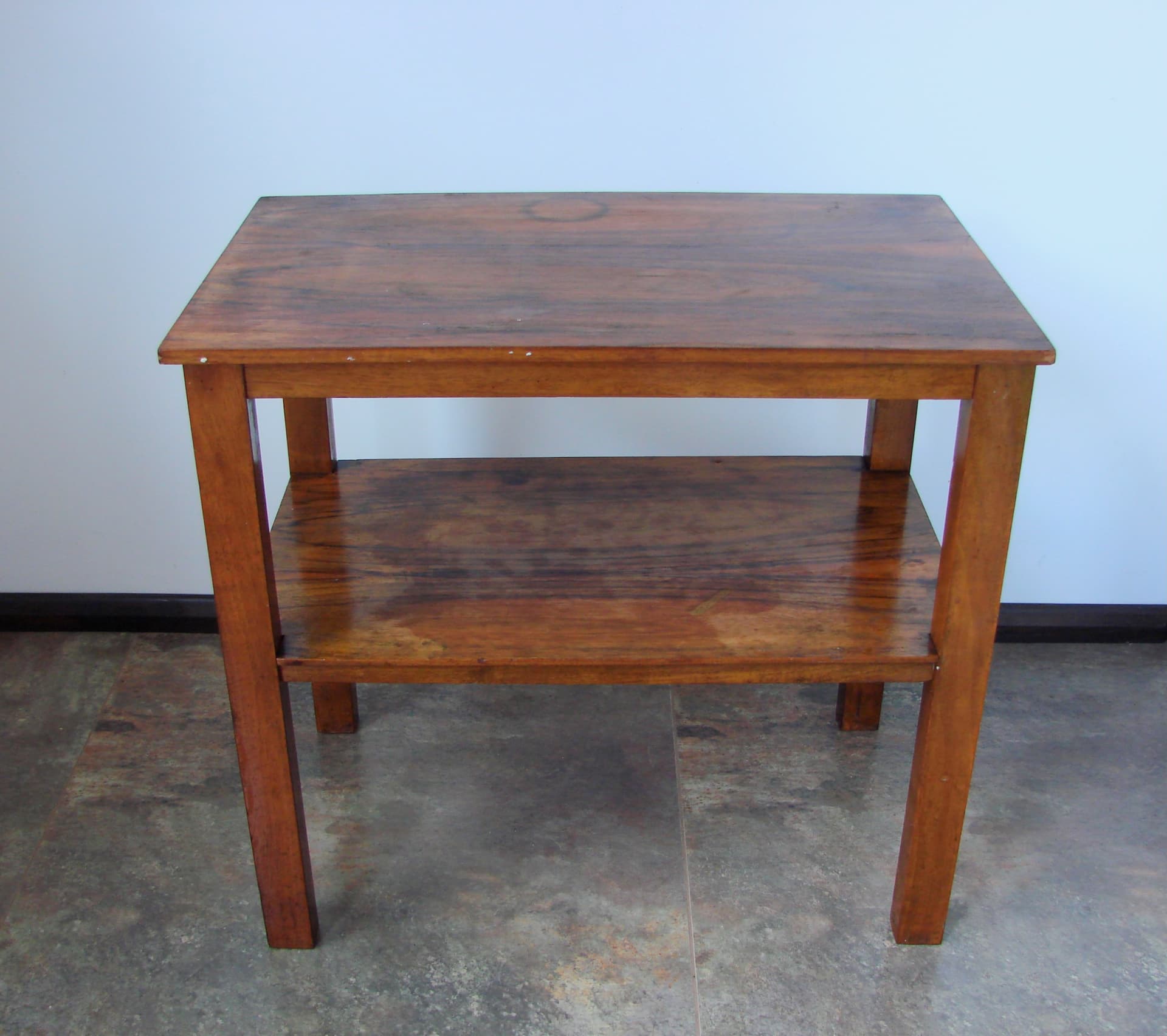 Side table, brown wood, Poland, 1960s. - 351430