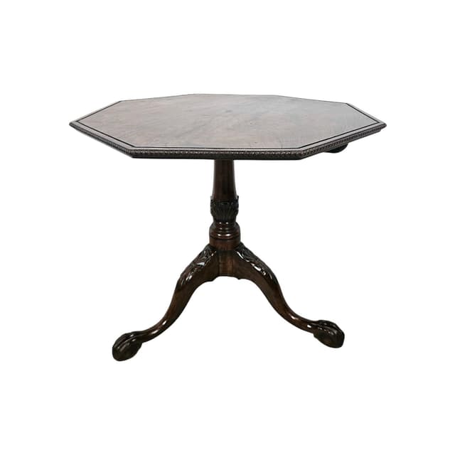 Coffee Table Chippendale, brown mahogany, United Kingdom, 19th c. - DIMENSION