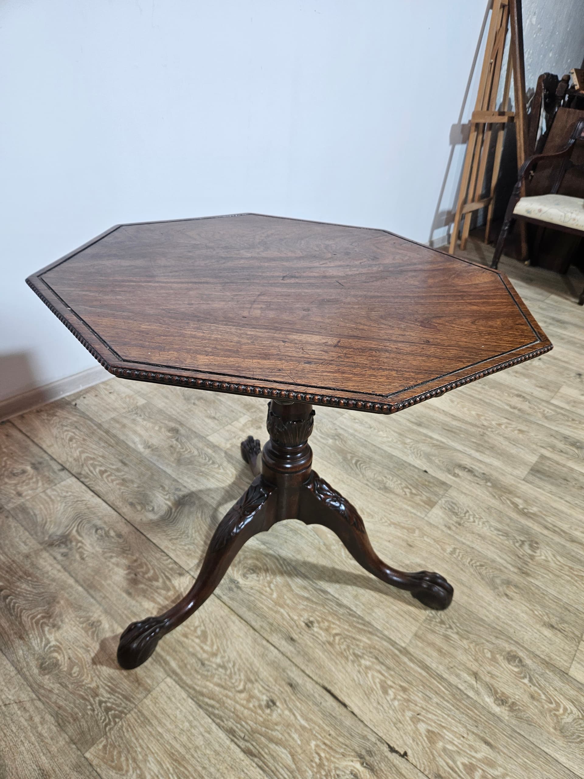 Coffee Table Chippendale, brown mahogany, United Kingdom, 19th c. - 352009