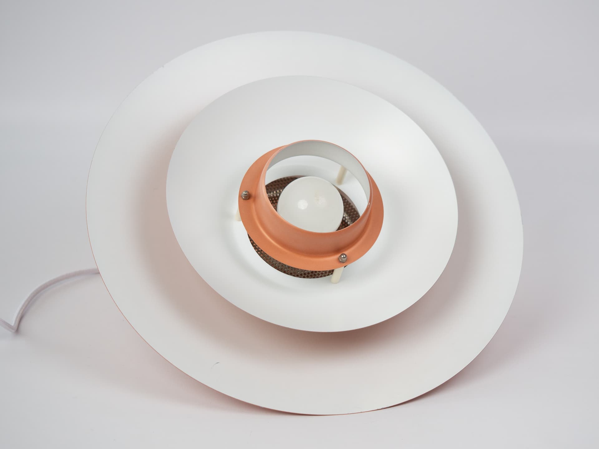 Pendant Lamp Capri, copper aluminium, by K. Wiborg, Jeka, Denmark, 1980s. - 352222