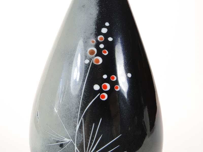 Wazon New Look, porcelana czarna, proj. L. Pokornianka, Polska, lata 60. - 352526