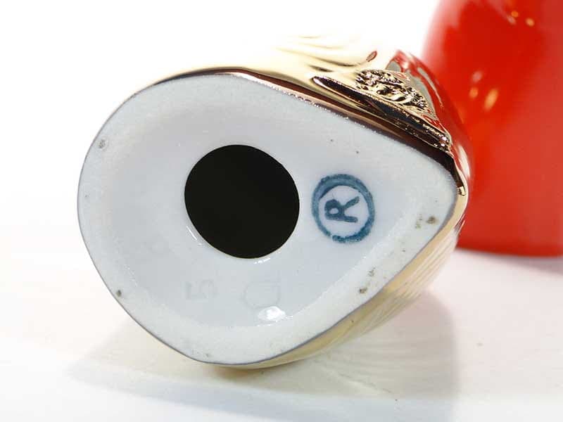 Owl Figurine New Look, gold porcelain, by J. Ježek, Royal Dux Bohemia, Czech Republic, 1950s - 352535