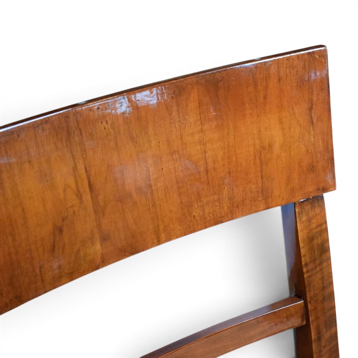 Set of four chairs Art Deco, walnut, beige velvet, 1930s - 352541