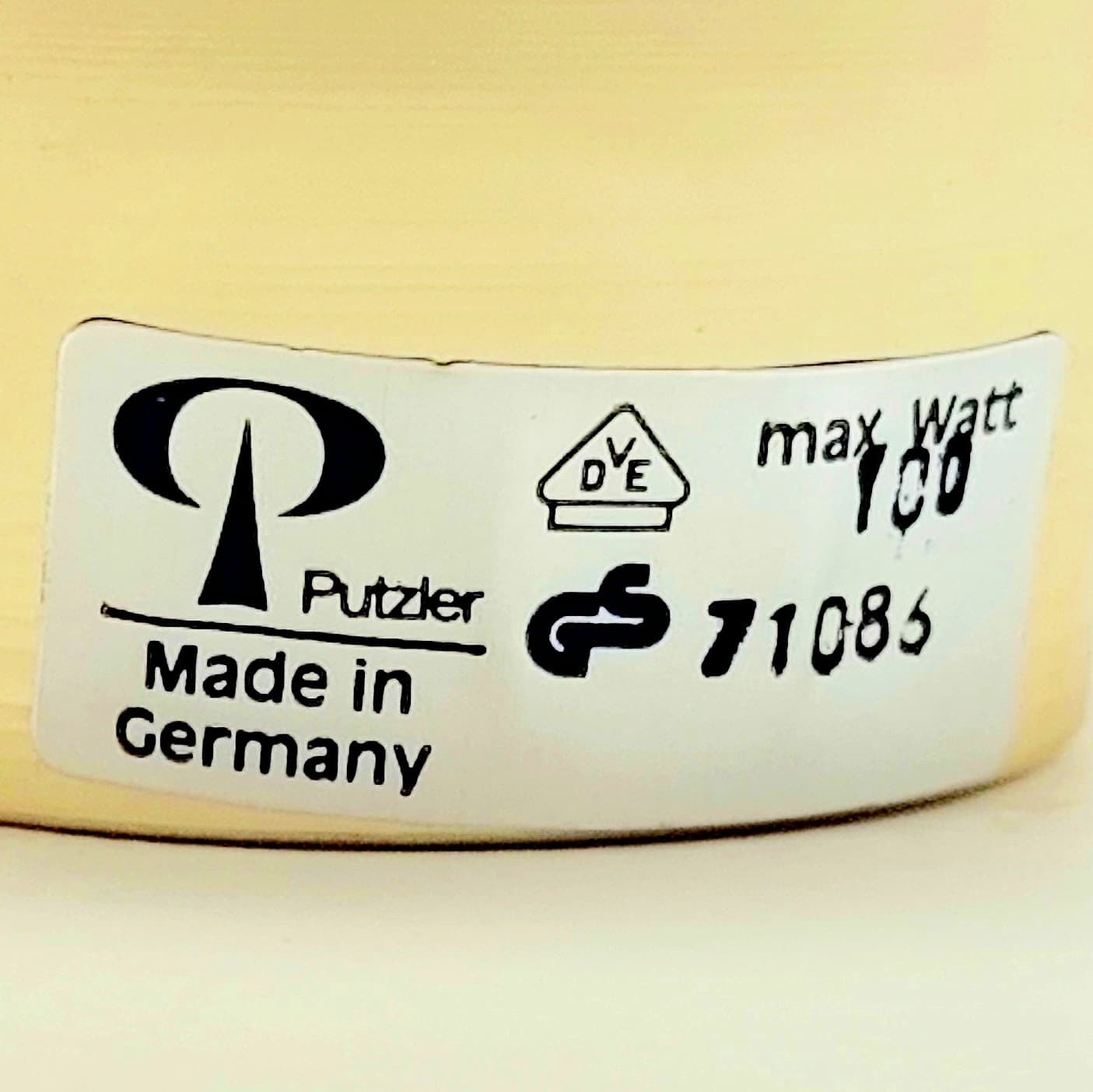 Zestaw czterech kinkietów, złoty szkło, srebrny metal, proj. Koch & Lowy, Peill & Putzler, Niemcy, lata 70. - 352704