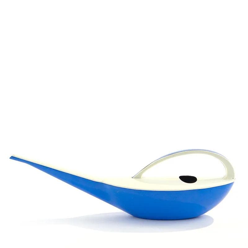 Watering Can Space Age, blue cream, plastic, by K. Kunis, Germany, 1960s. - 26020