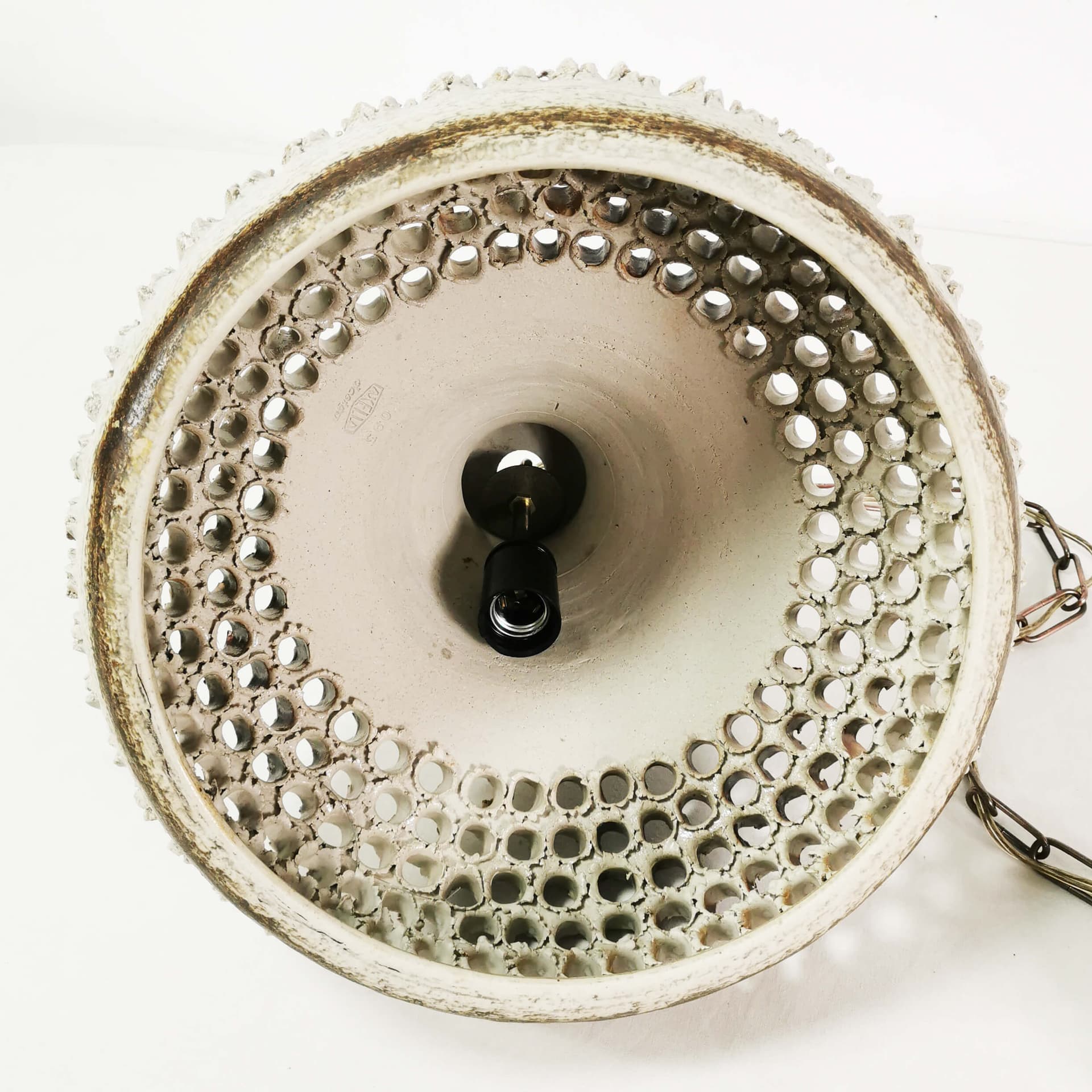 Lampa sufitowa Mid Century, brązowy, ceramika, Axella Design, Dania, lata 60. - 352800