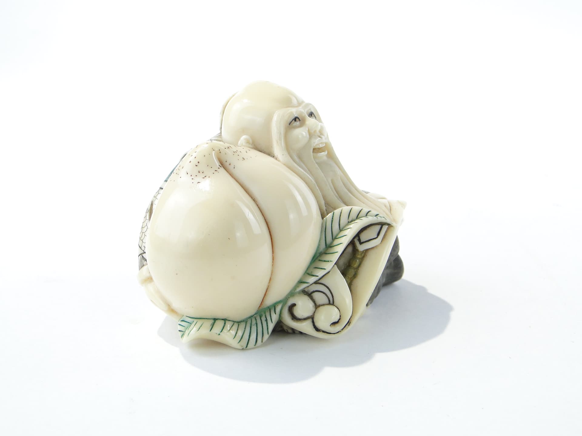 Chinese Sage Figurine, beige composite, China, 1920s - 352902