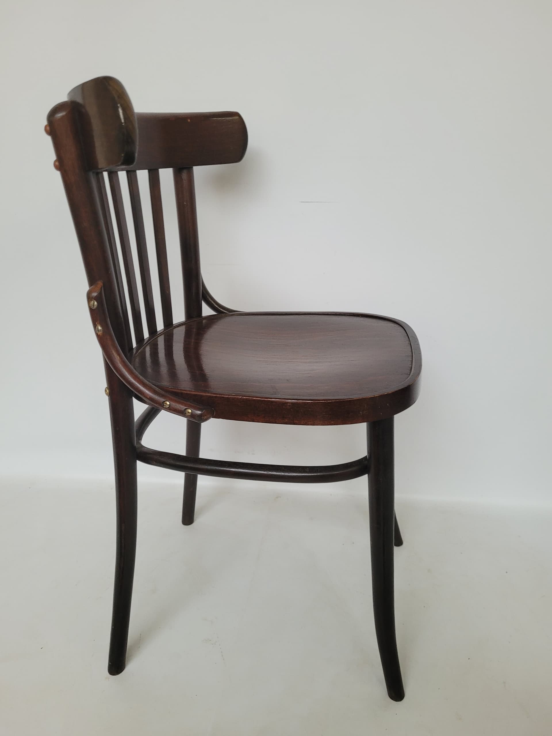 Chair 788, brown bentwood, Thonet, 1960s. - 353034