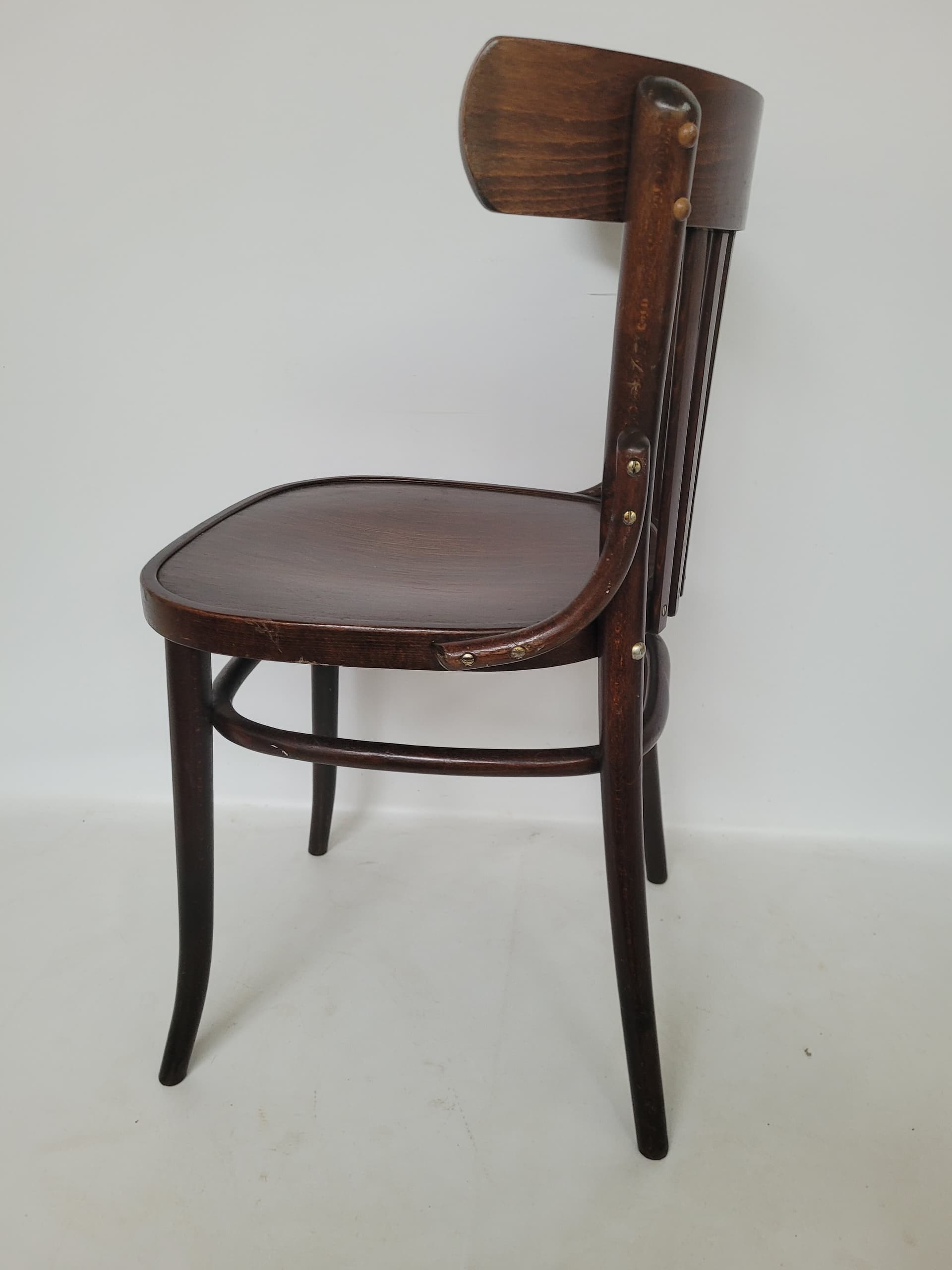 Chair 788, brown bentwood, Thonet, 1960s. - 353035