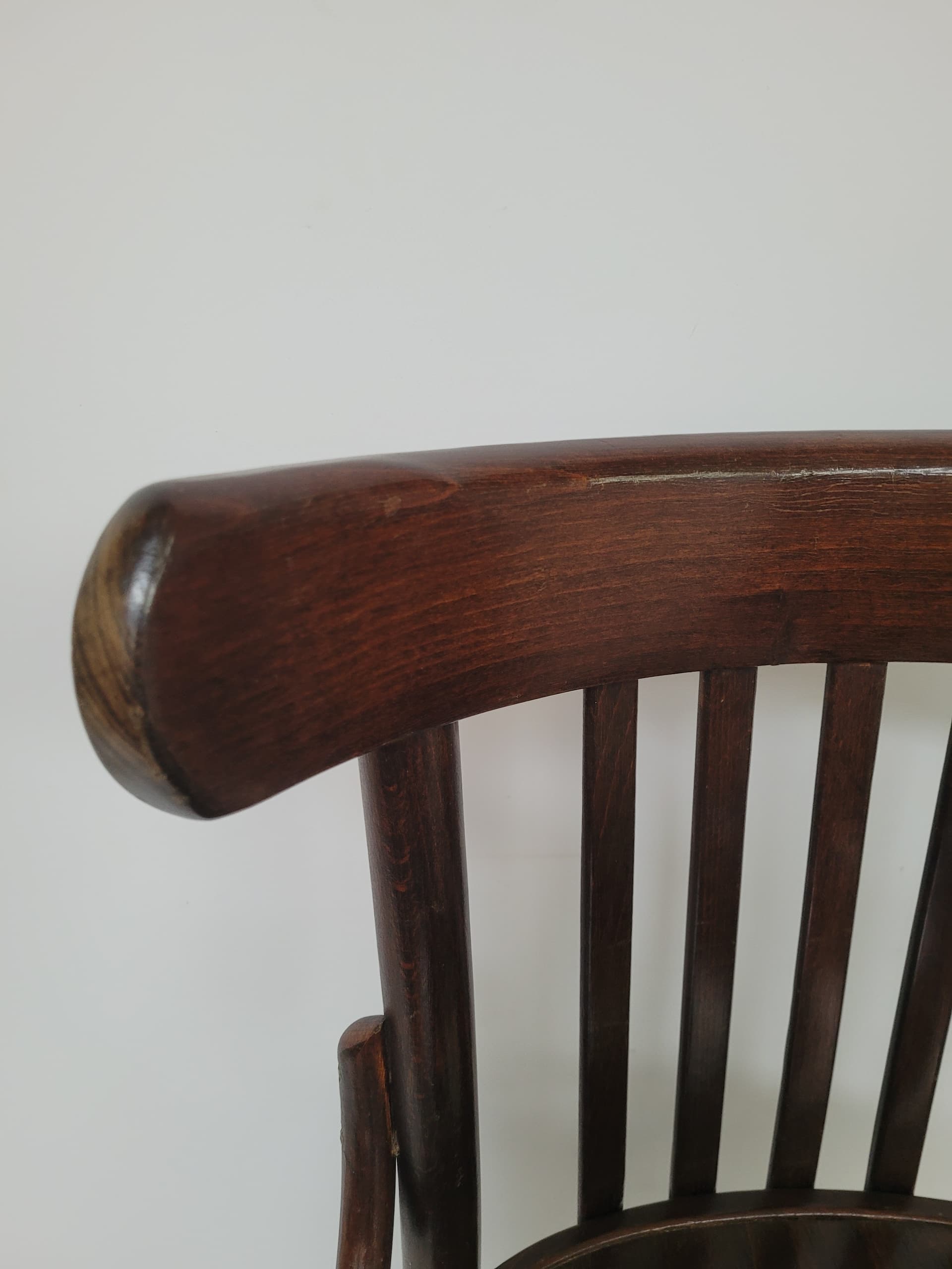 Chair 788, brown bentwood, Thonet, 1960s. - 353041