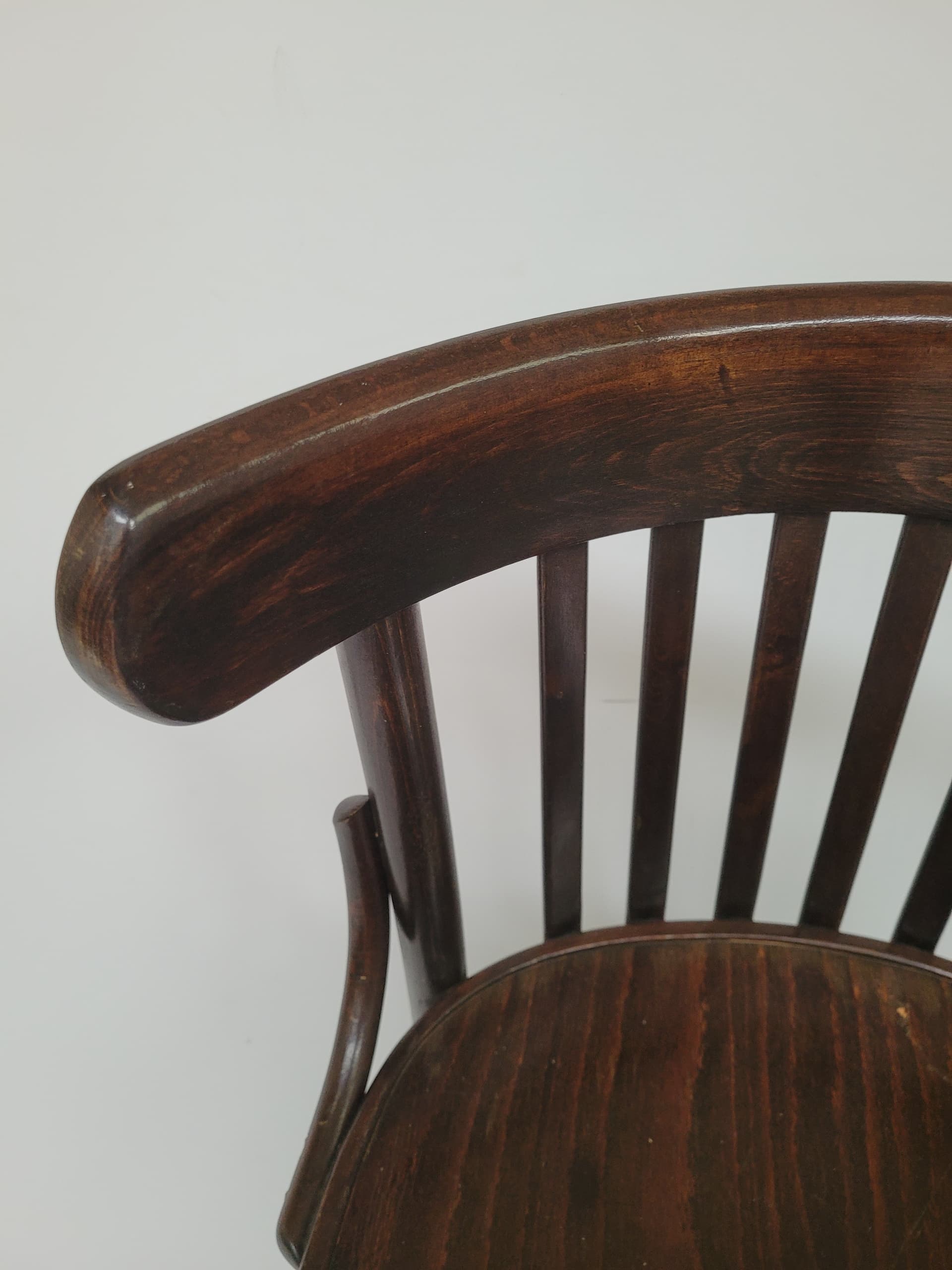 Chair 788, brown bentwood, Thonet, 1960s. - 353061