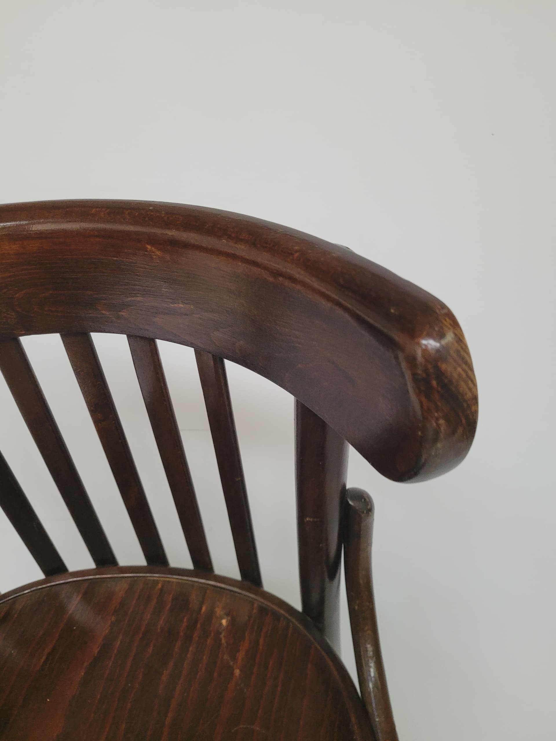 Chair 788, brown bentwood, Thonet, 1960s. - 353057