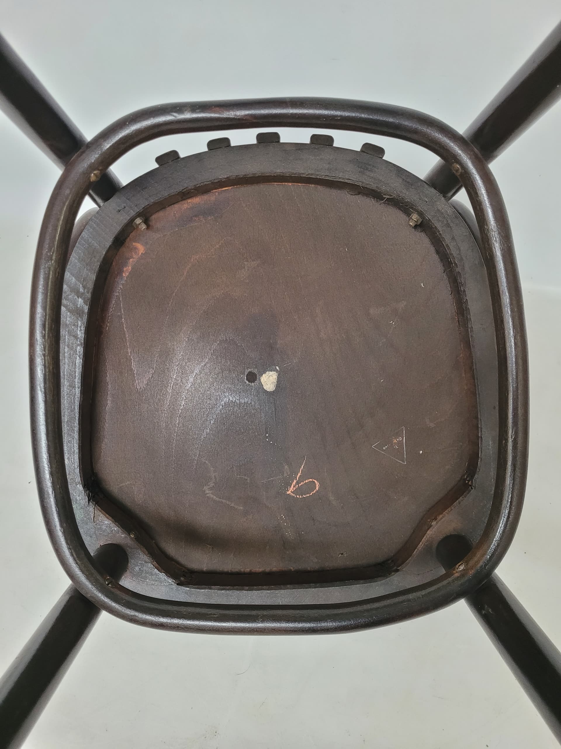 Chair 788, brown bentwood, Thonet, 1960s. - 353064