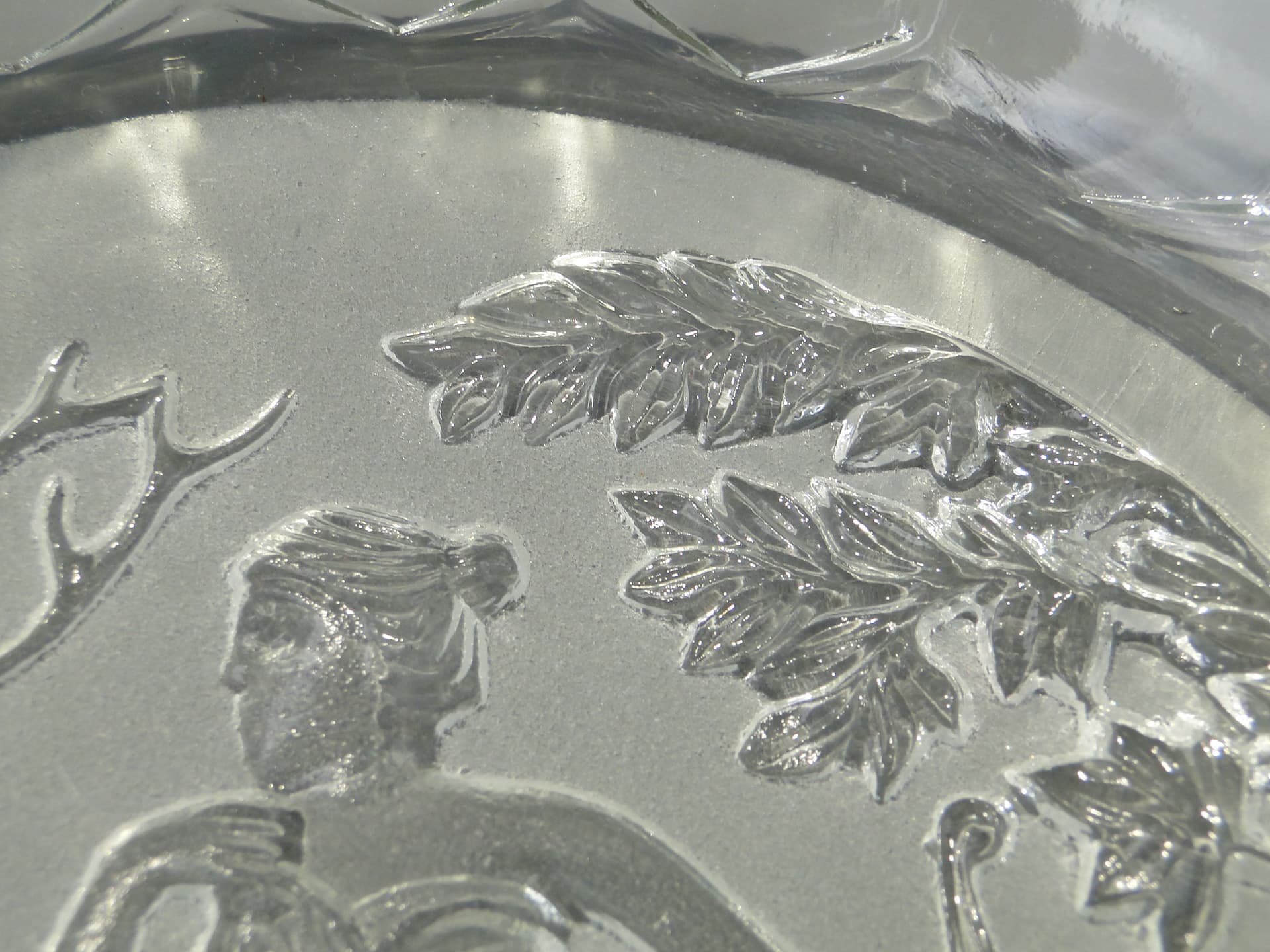 Bowl Diana, transparent glass, Ząbkowice, Poland, 1920s. - 353303