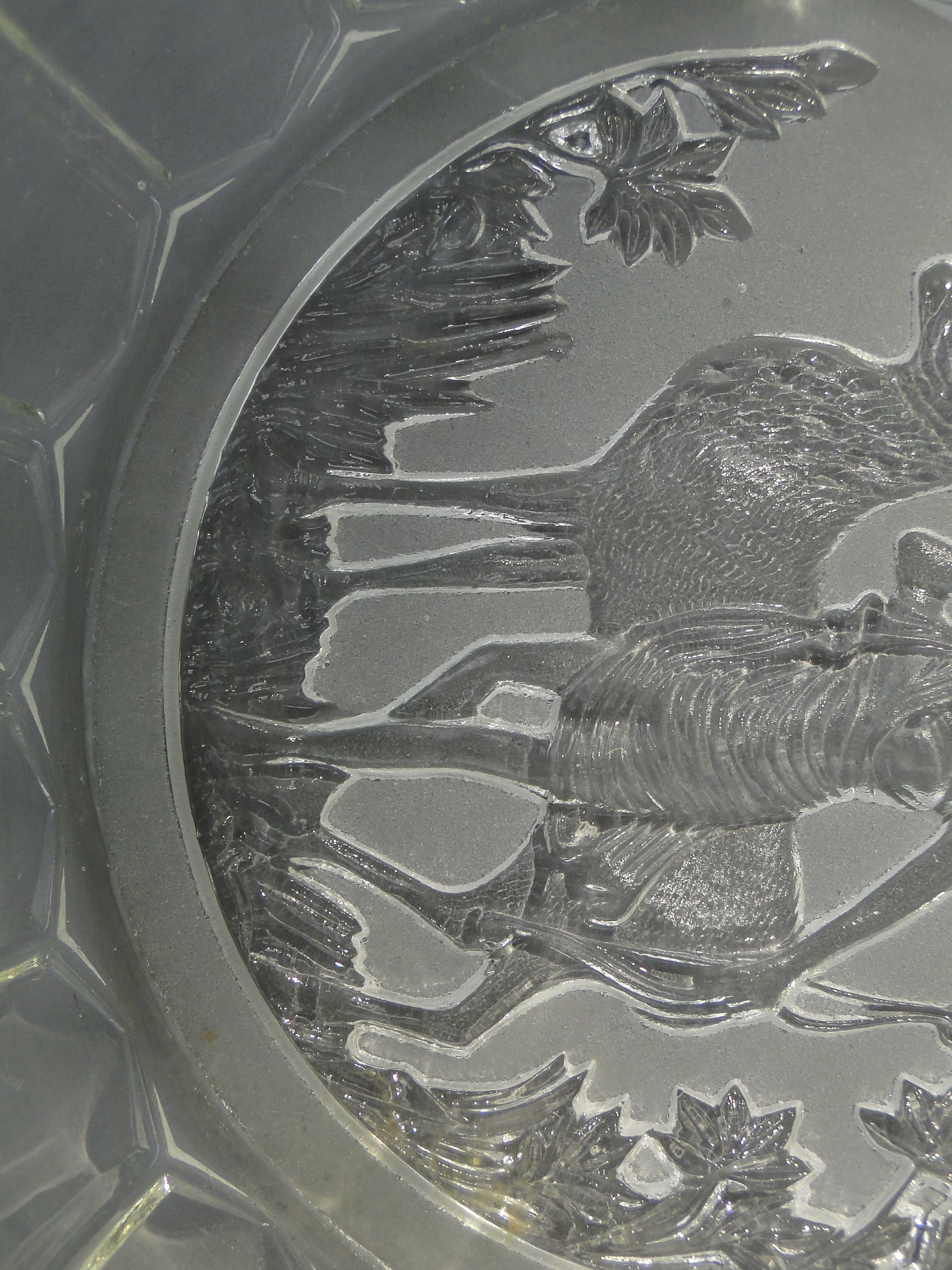 Bowl Diana, transparent glass, Ząbkowice, Poland, 1920s. - 353300