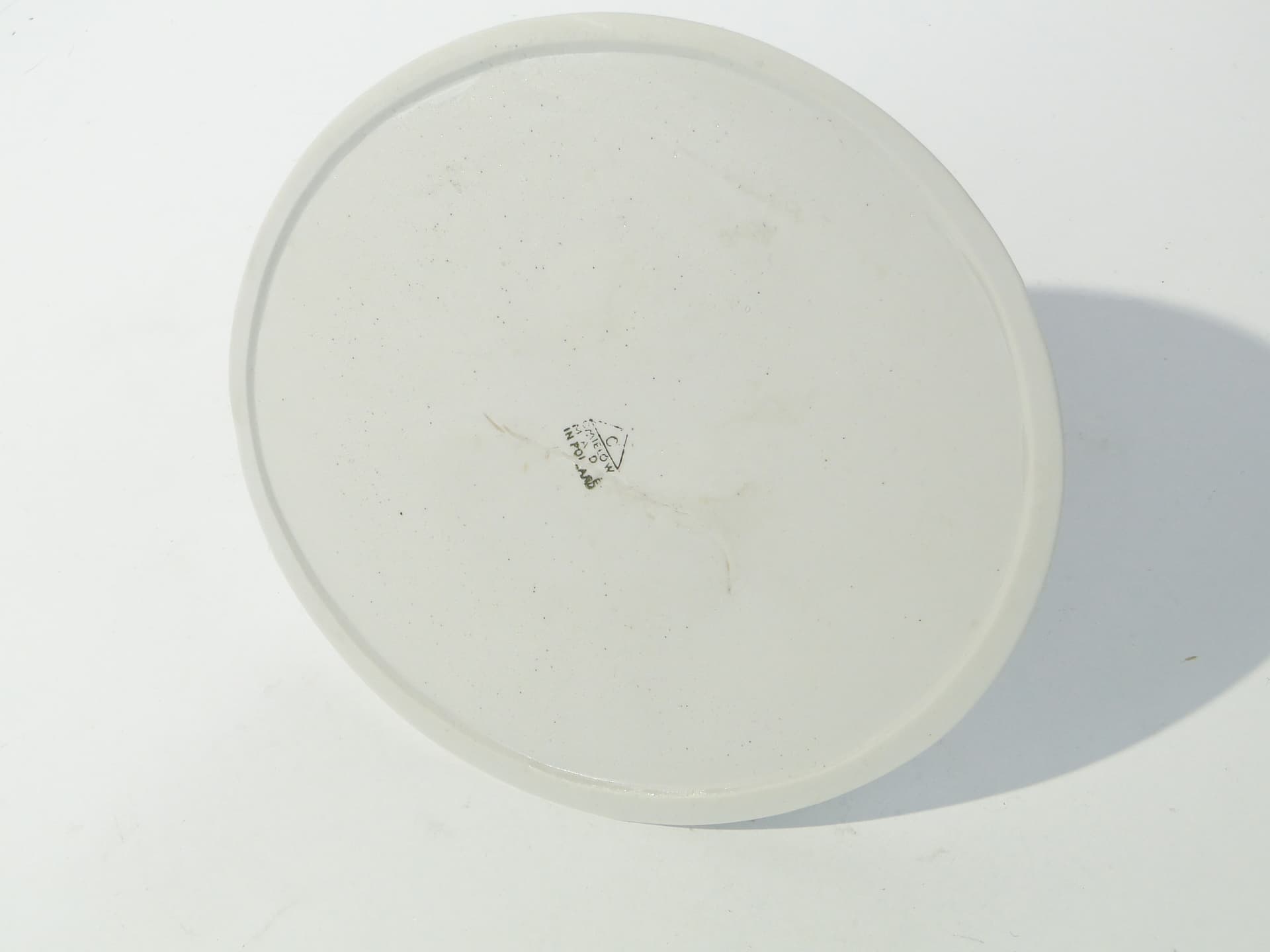 Przybornik gabinetowy Wiosna, biały, porcelana, proj. F. Kalfas, Ćmielów, Polska, lata 40. - 353306