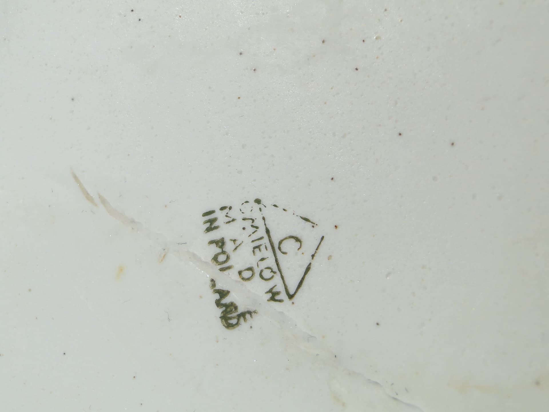 Przybornik gabinetowy Wiosna, biały, porcelana, proj. F. Kalfas, Ćmielów, Polska, lata 40. - 353308
