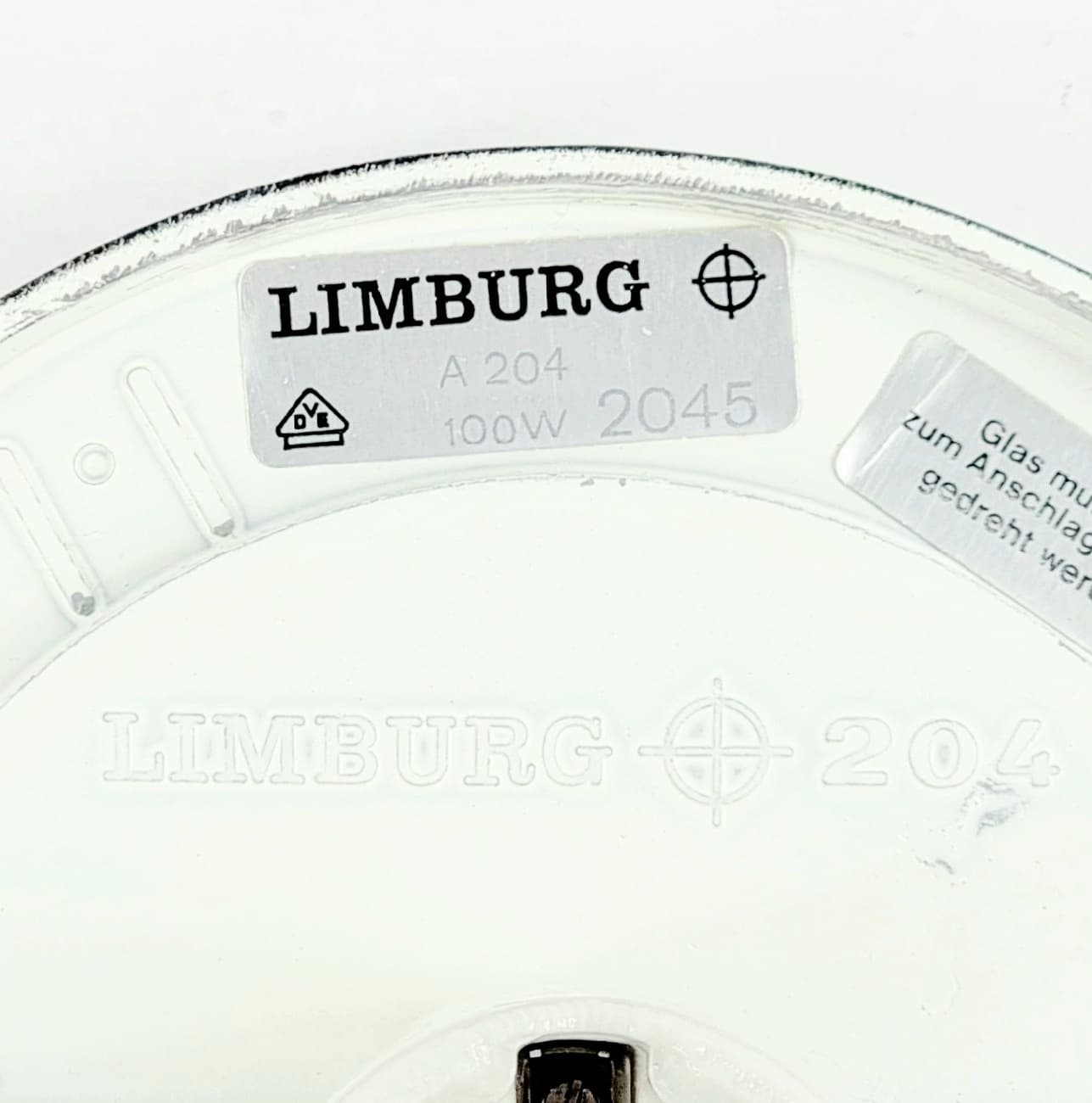 Ceiling Lamp Bubble, light amber glass, by H. Tynell, Limburg, Germany, 1970s. - 353429