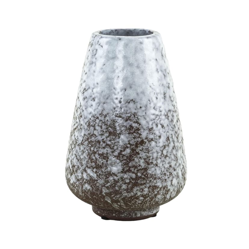 Wazon, biały szary, ceramika, BoConcept, Dania, lata 90.
