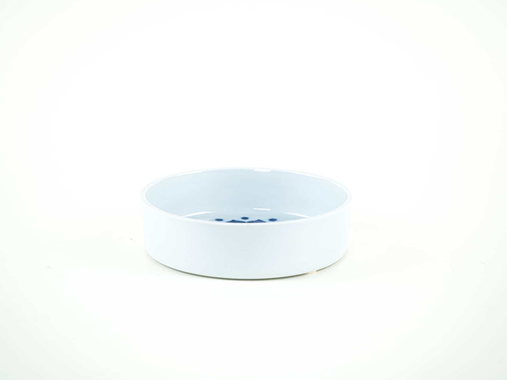 Miseczka 6022, biała porcelana, dekor kobaltowy, Bing & Grøndahl, Dania, lata 70. - 353495