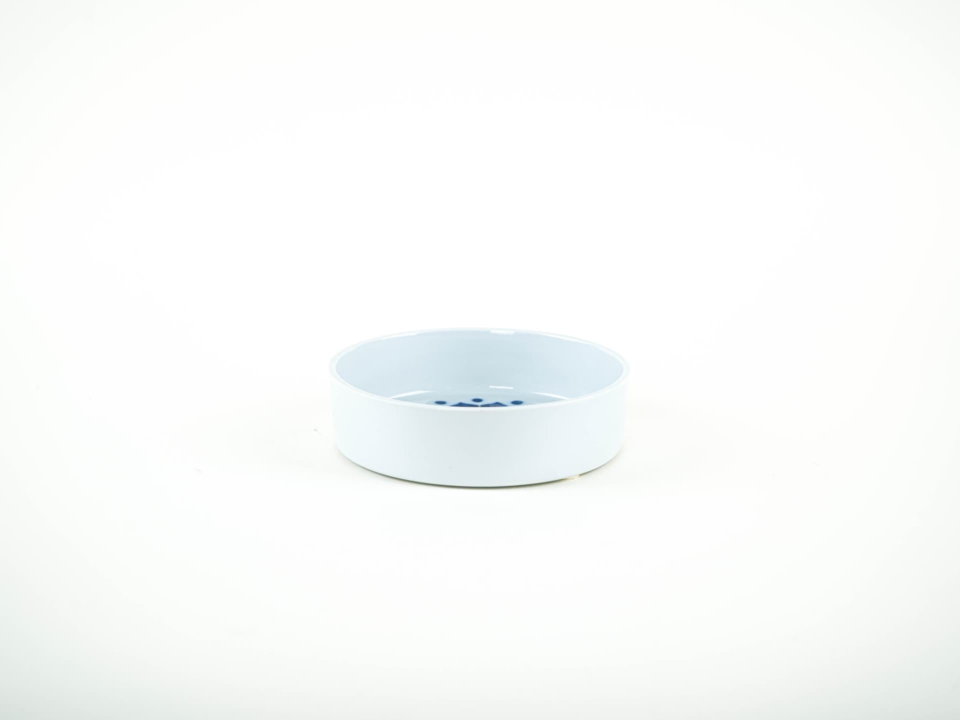 Miseczka 6022, biała porcelana, dekor kobaltowy, Bing & Grøndahl, Dania, lata 70. - 353494