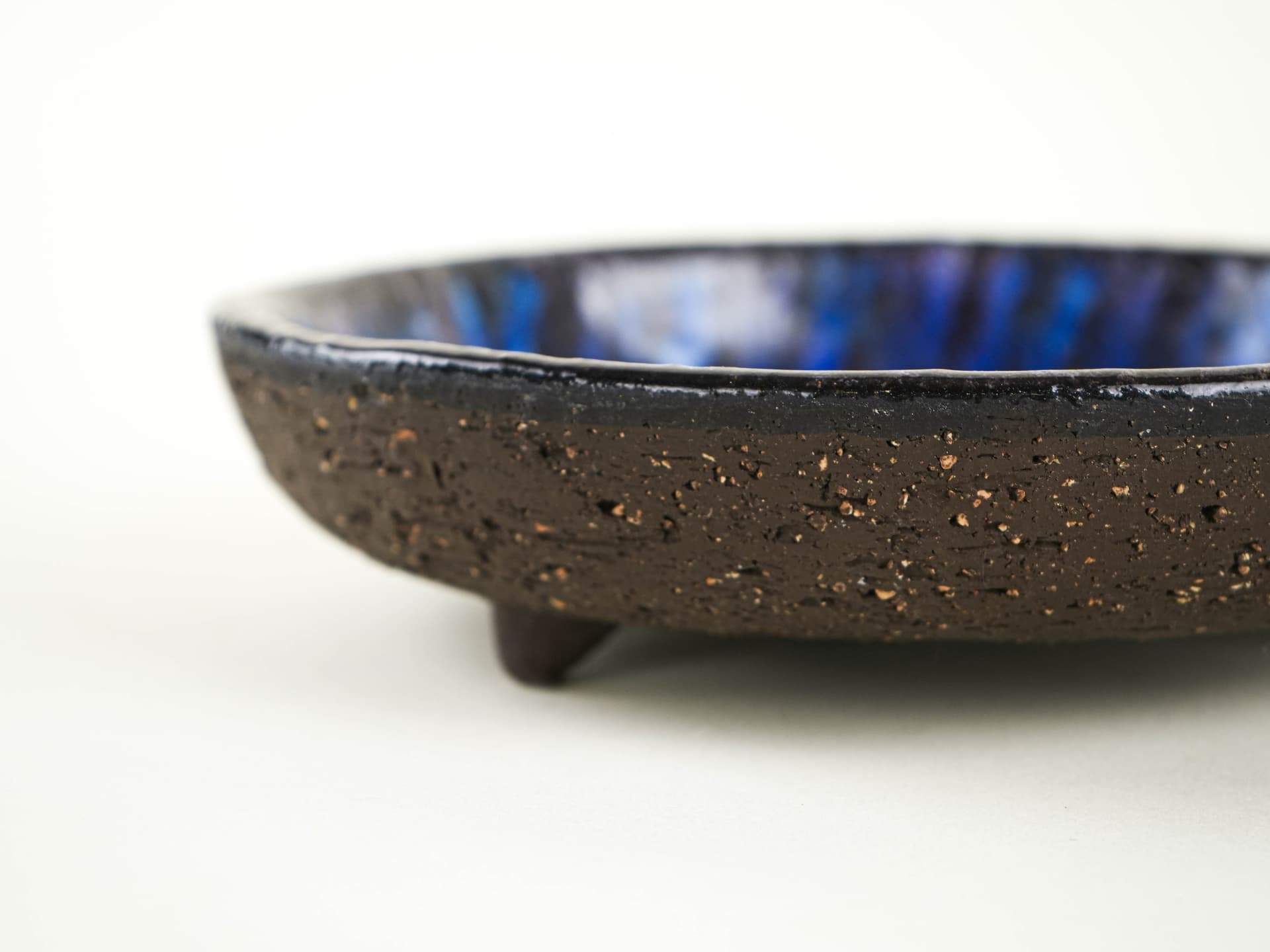 Bowl, cobalt ceramic, Europe, 1970s. - 353545
