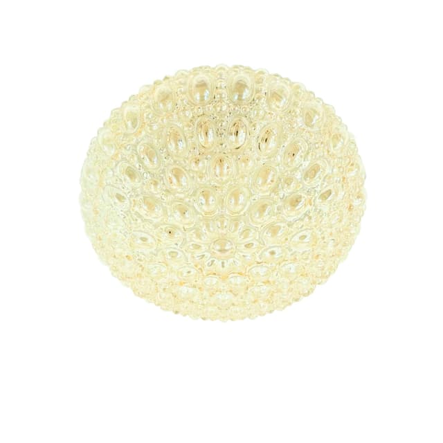 Flush Mount Bubble, light amber glass, by H. Tynell, Limburg, Germany, 1960s - DIMENSION