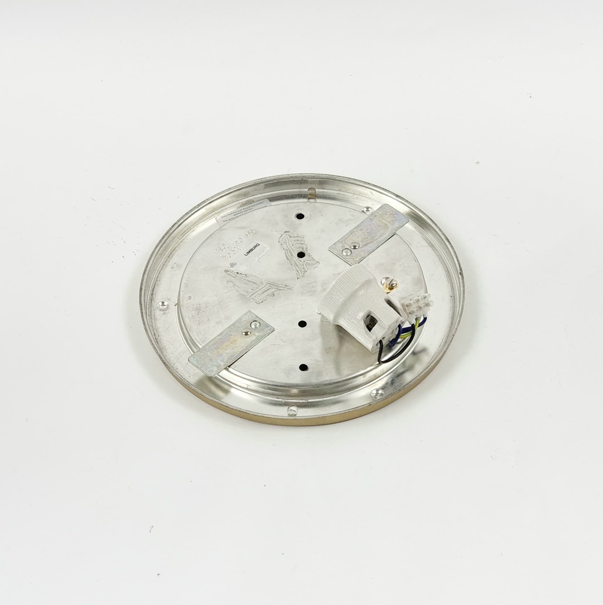 Flush Mount Bubble, light amber glass, by H. Tynell, Limburg, Germany, 1960s - 353671