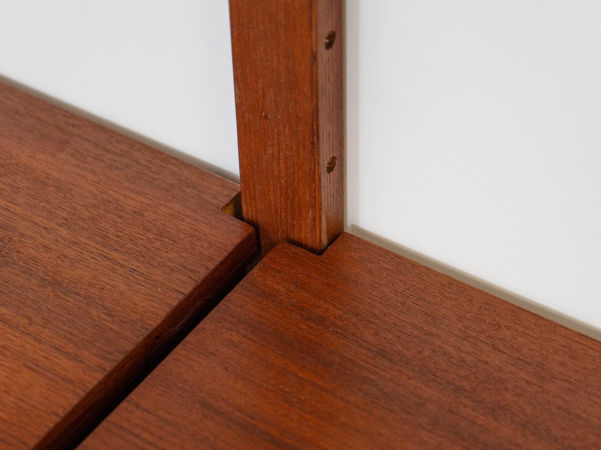 Regał systemowy, teak brązowy, Dania, lata 60. - 353815