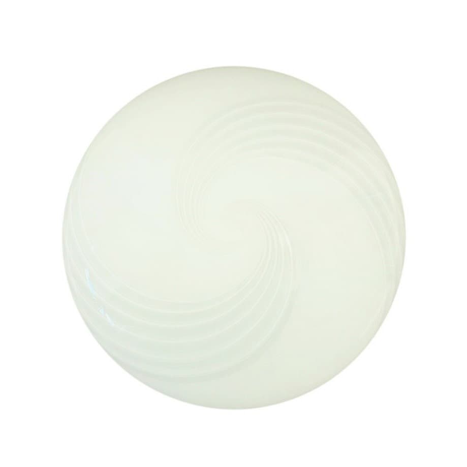 Plafon, szkło Murano białe, Hillebrand, Niemcy, lata 70. - 353856