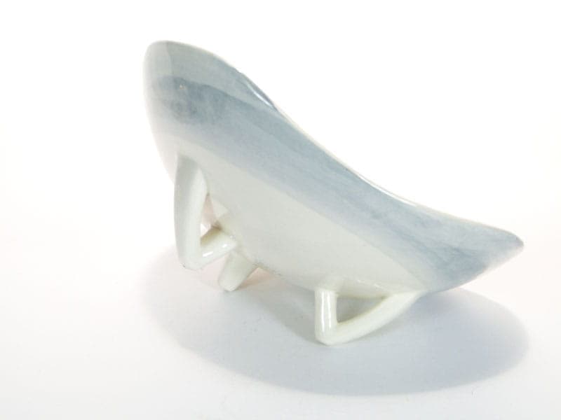 Platter, model 423, white cobalt faience, by J. Sowiński, Włocławek, Poland, 1960s. - 353878