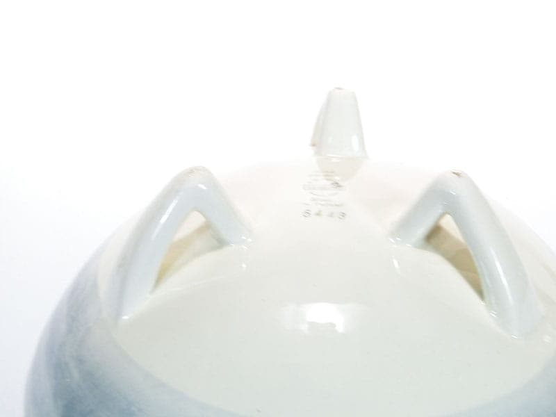Platter, model 423, white cobalt faience, by J. Sowiński, Włocławek, Poland, 1960s. - 353880