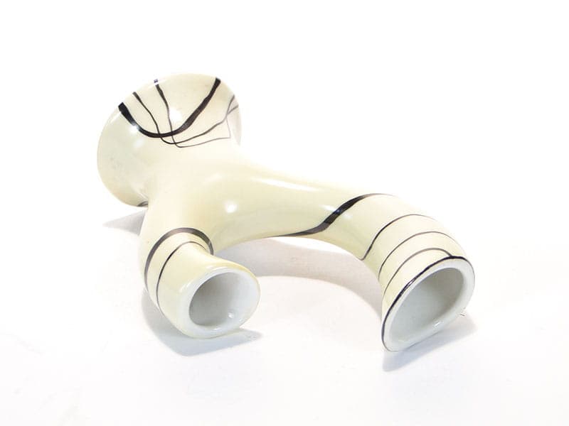 Wazon Pień, porcelit beżowy, proj. D. Duszniak, Ćmielów, Polska, lata 60. - 353902