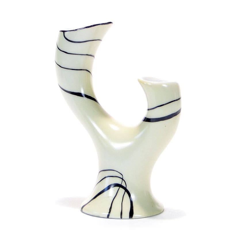 Wazon Pień, porcelit beżowy, proj. D. Duszniak, Ćmielów, Polska, lata 60. - 353899