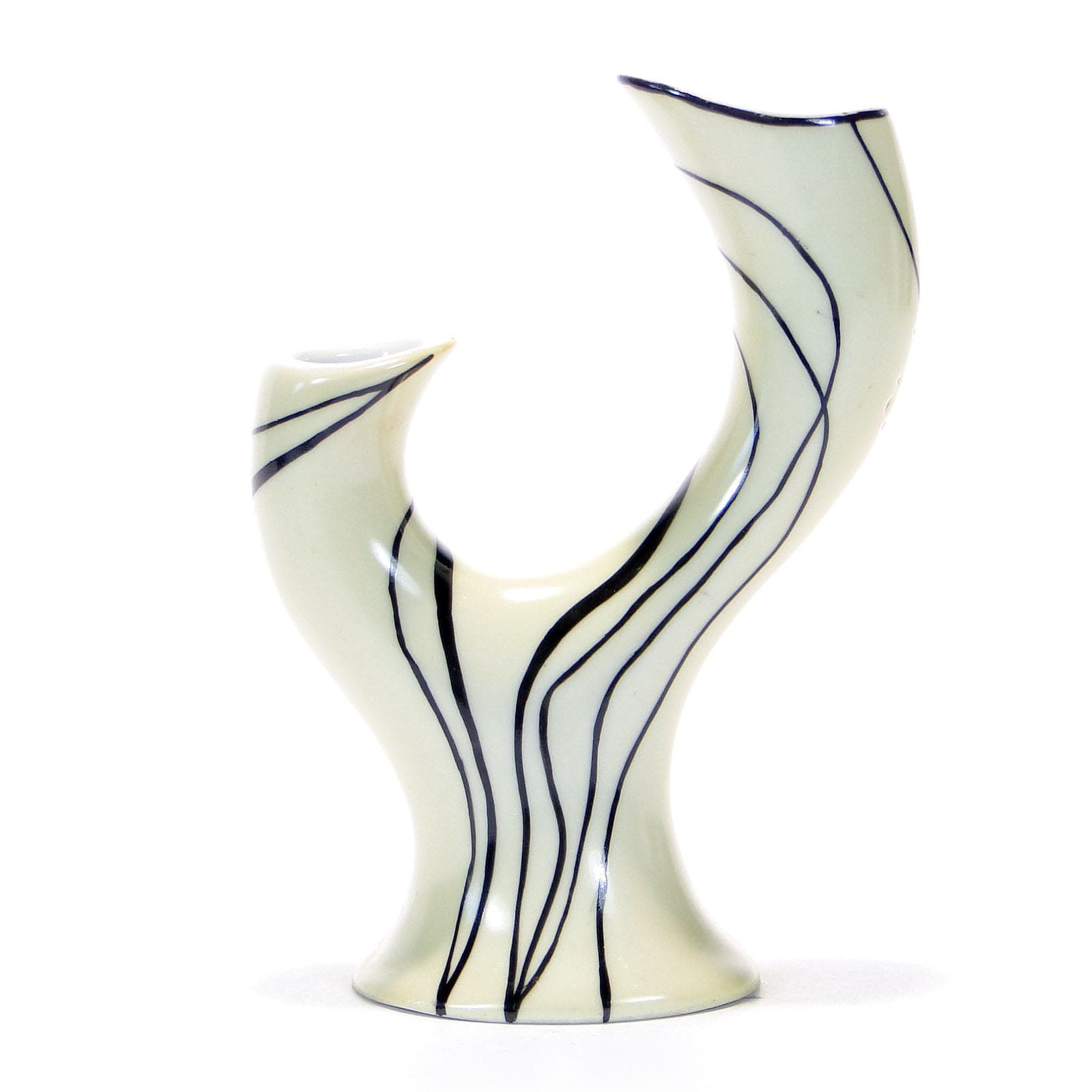 Wazon Pień, porcelit beżowy, proj. D. Duszniak, Ćmielów, Polska, lata 60. - 353898