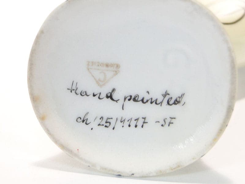 Wazon Pień, porcelit beżowy, proj. D. Duszniak, Ćmielów, Polska, lata 60. - 353897