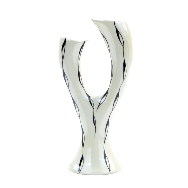 Wazon Pień, porcelana biała, proj. D. Duszniak, Ćmielów, Polska, lata 60. - WYMIARY