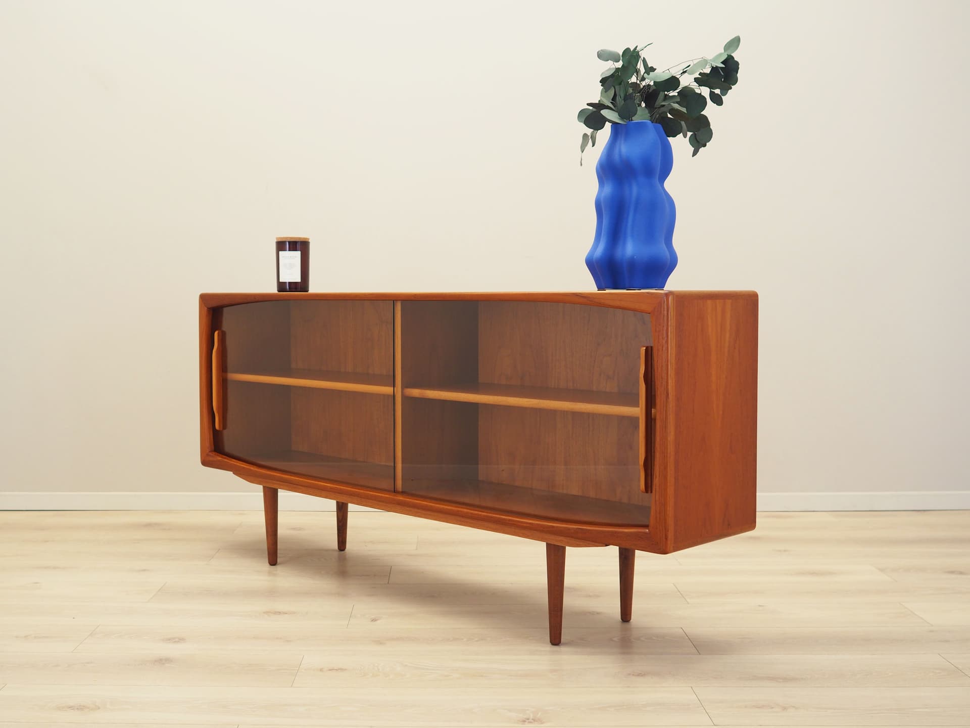 Sideboard, teak pomarańczowy, Dania, lata 70. - 66246