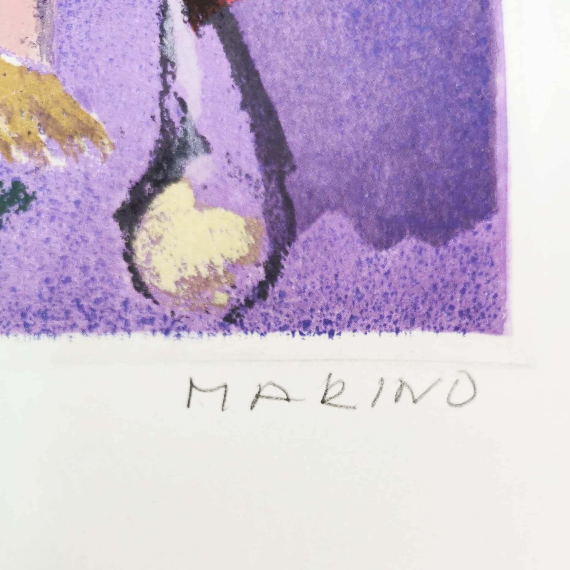 Print Marino from Shakespeare, 76x56.5 cm, paper, by M. Marini, Italy, 1970s. - 354171