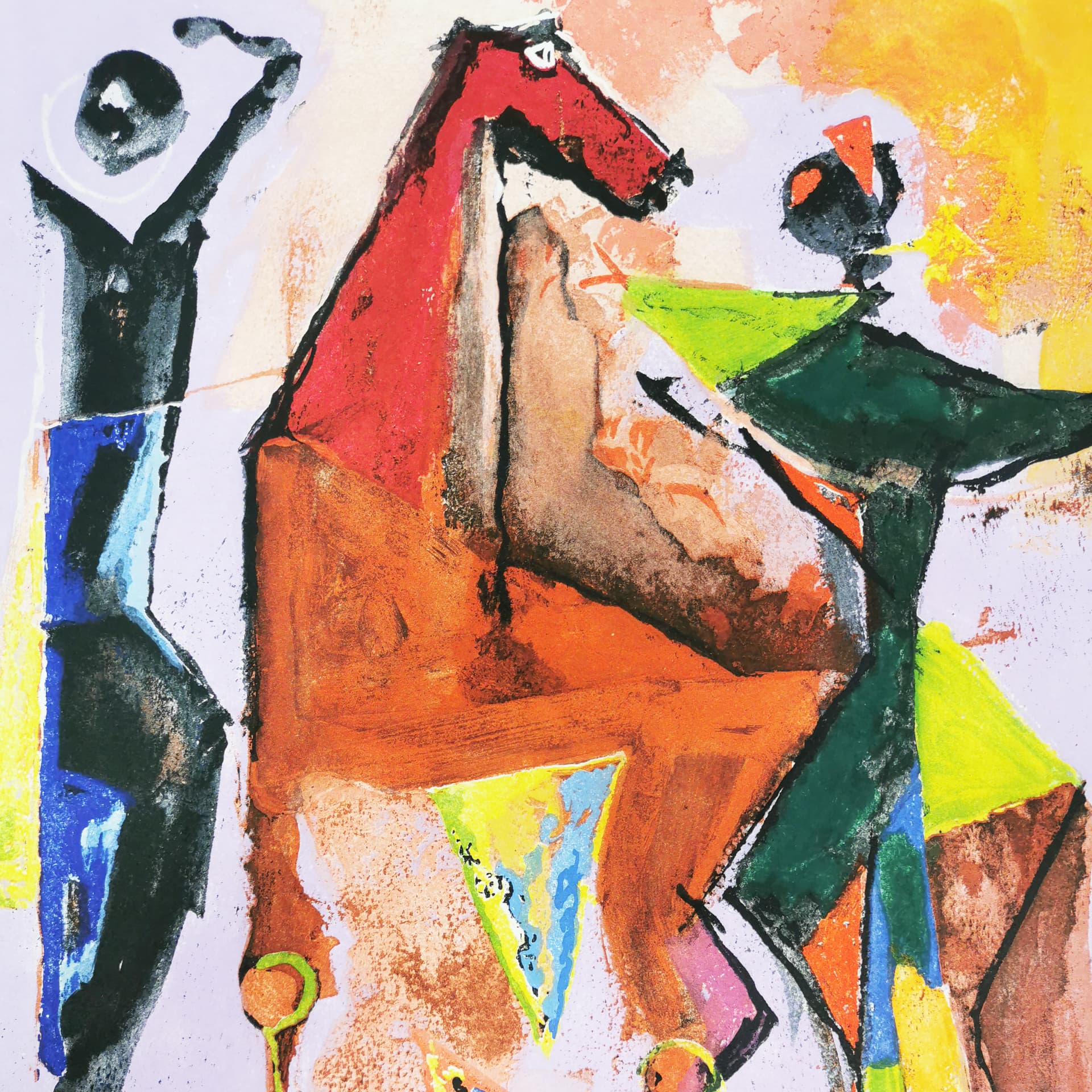 Print Marini from Shakespeare, 76x56.5 cm, paper, by M. Marini, Italy, 1970s. - 354193