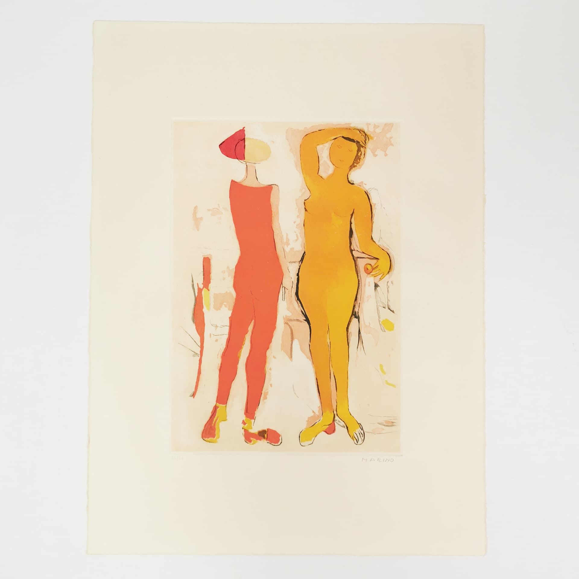 Print Marini from Shakespeare, 76x56.5 cm, paper, by M. Marini, Italy, 1970s.