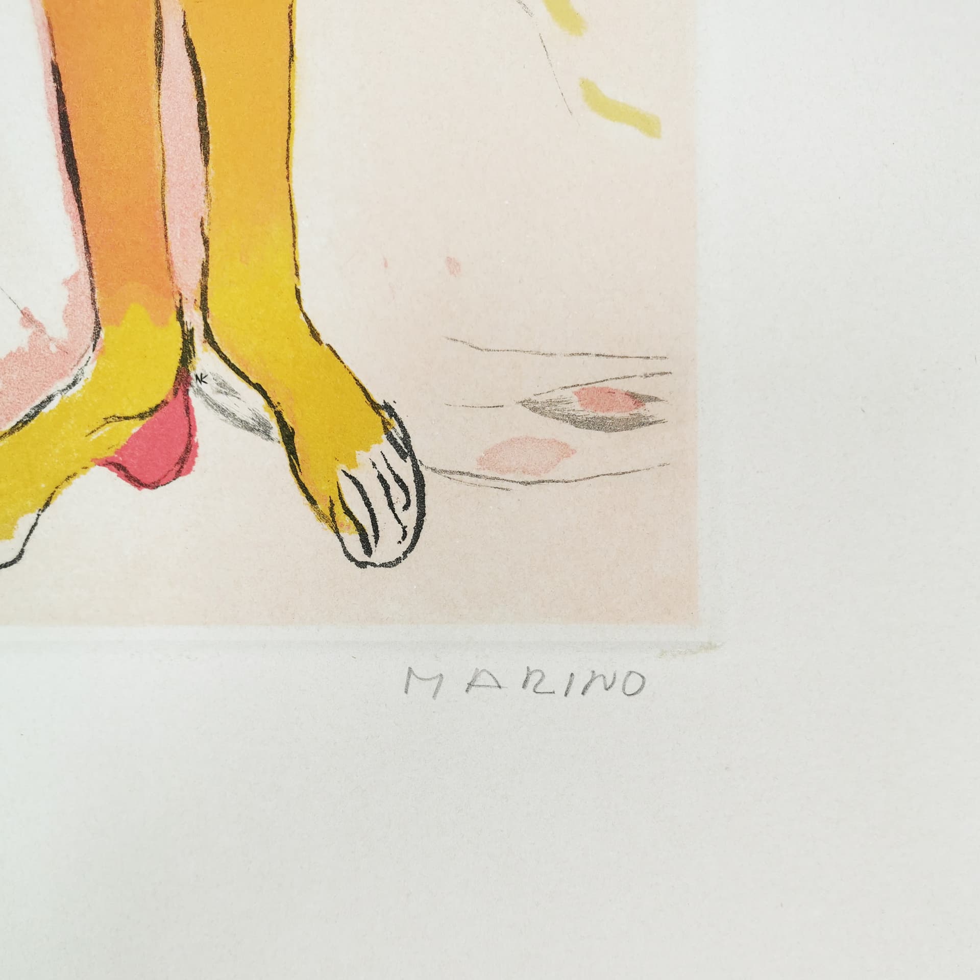 Print Marini from Shakespeare, 76x56.5 cm, paper, by M. Marini, Italy, 1970s. - 354209