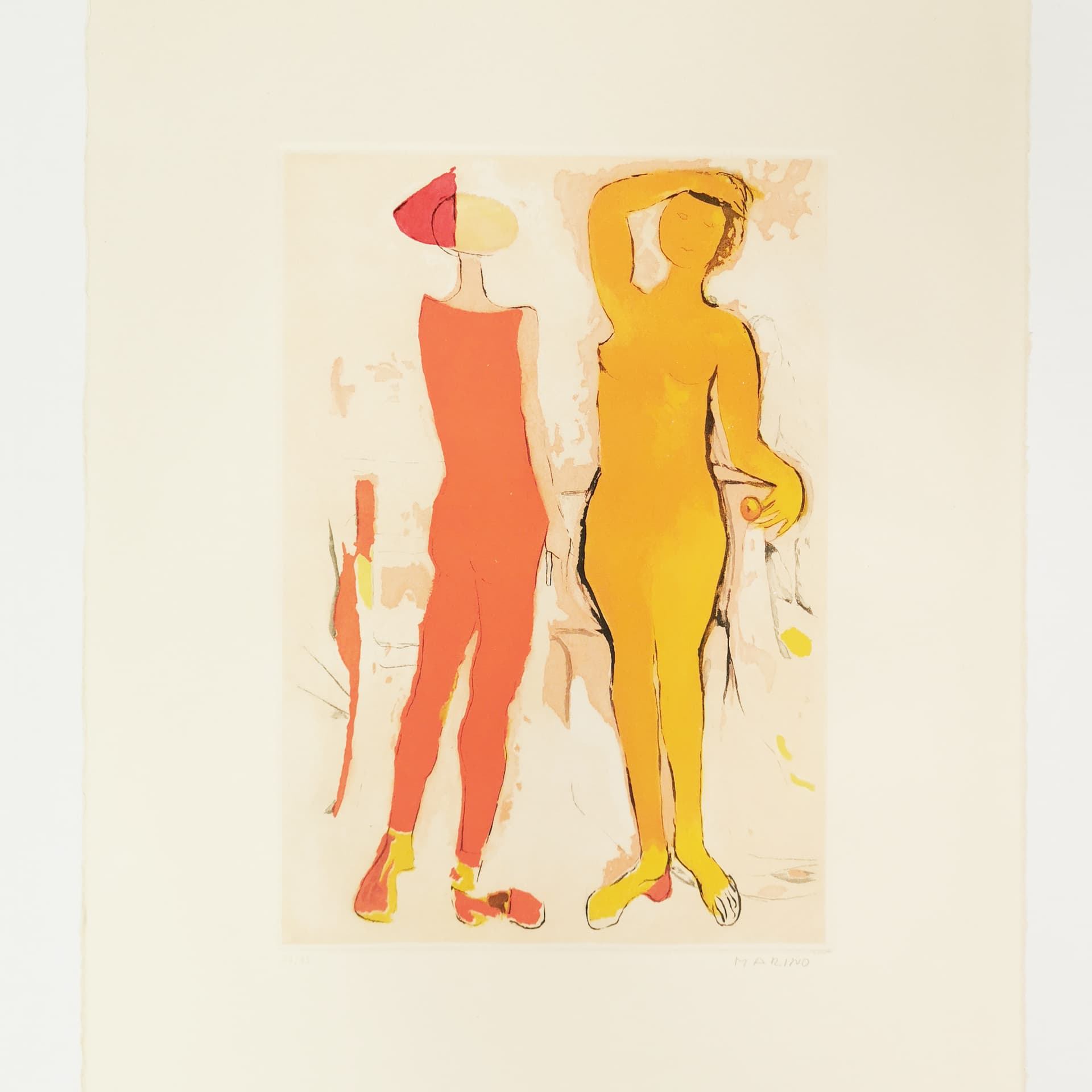 Print Marini from Shakespeare, 76x56.5 cm, paper, by M. Marini, Italy, 1970s. - 354202