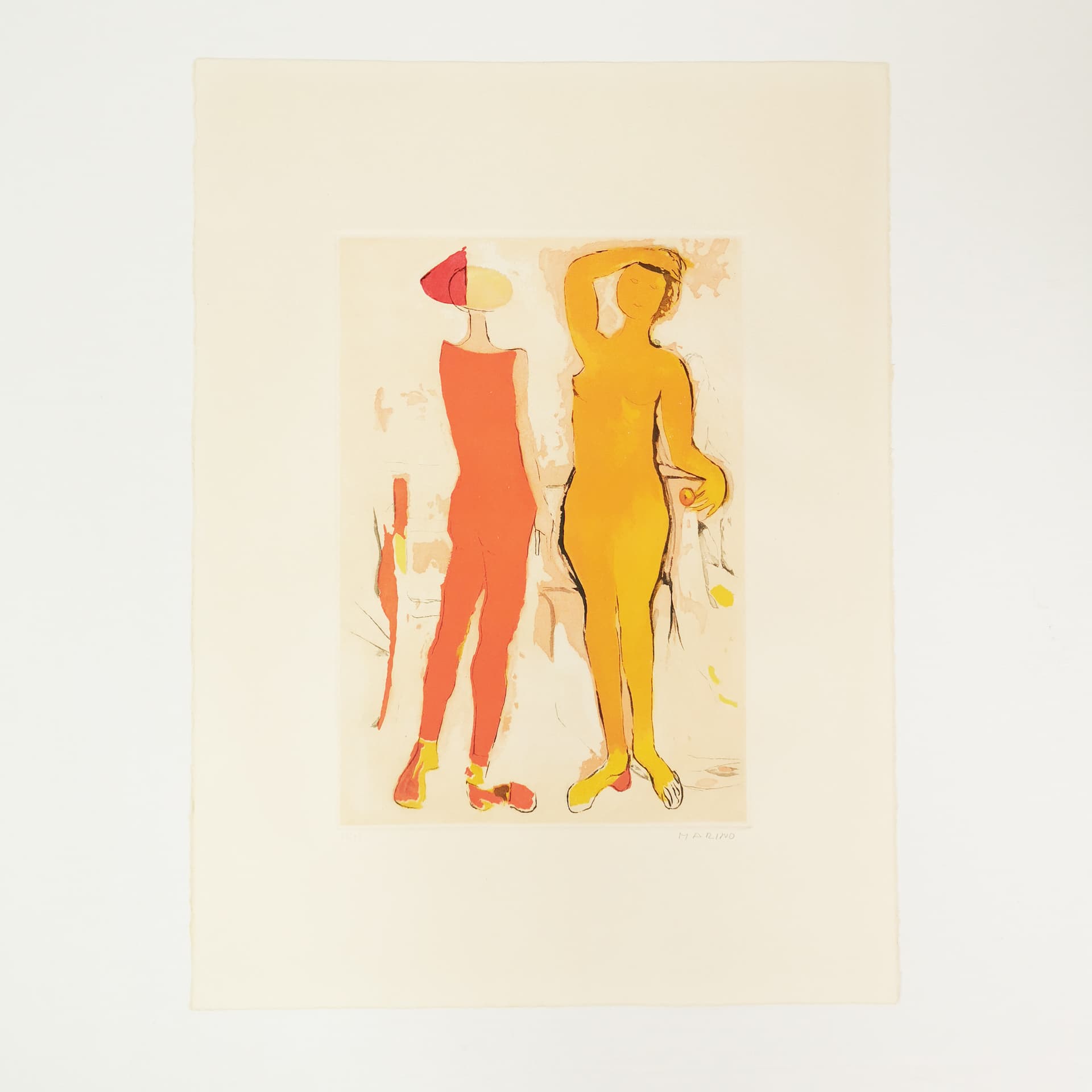 Print Marini from Shakespeare, 76x56.5 cm, paper, by M. Marini, Italy, 1970s. - 354204