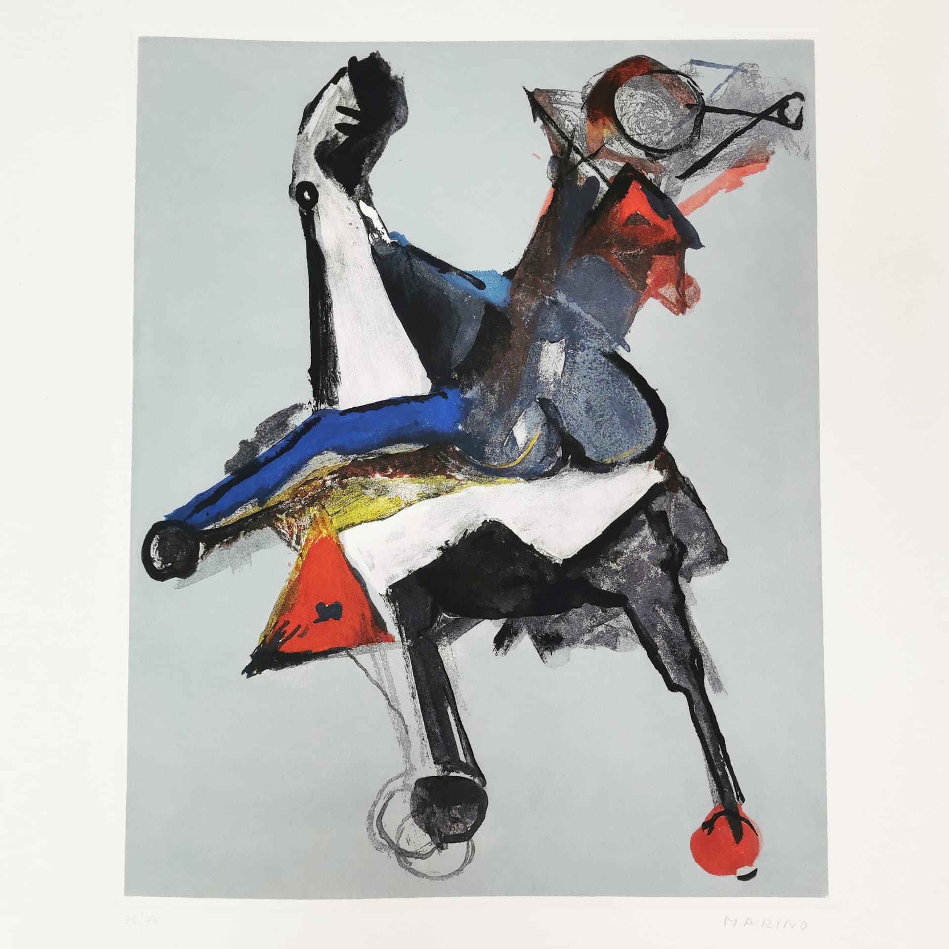 Print Marini from Shakespeare, 76x56.5 cm, paper, aquatint, by M. Marini, Italy, 1970s. - 354230
