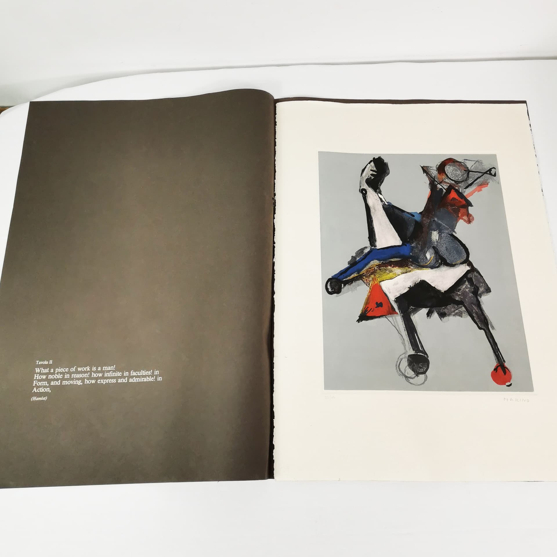 Print Marini from Shakespeare, 76x56.5 cm, paper, aquatint, by M. Marini, Italy, 1970s. - 354229