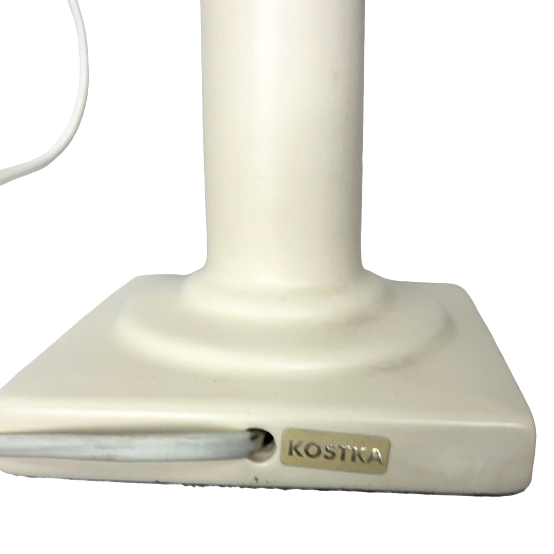 Lampa stołowa Ref. T 200, ceramika ecru, Kostka France, Francja, lata 80. - 354510