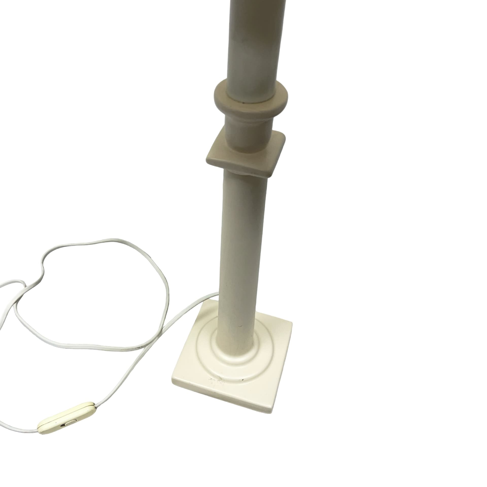 Lampa stołowa Ref. T 200, ceramika ecru, Kostka France, Francja, lata 80. - 354503